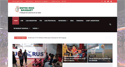 Desktop Screenshot of entreriosbasquet.com