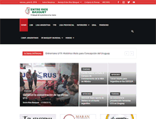 Tablet Screenshot of entreriosbasquet.com